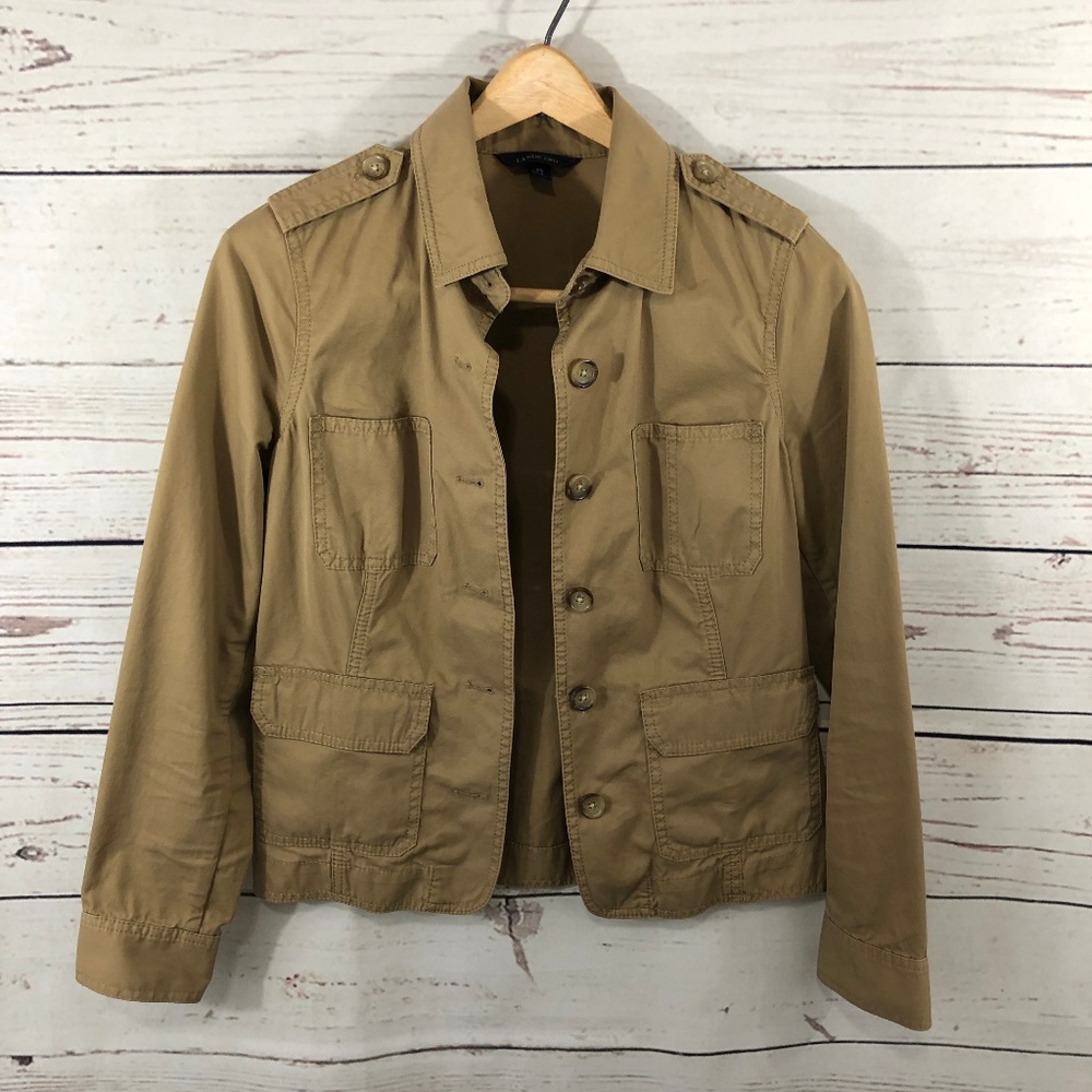 EUC LAND'S END Utility 4 Pocket Jacket
